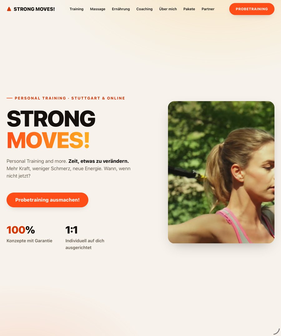 strong-moves.de auf dem iPad